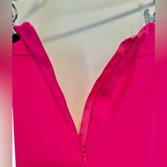 Zara Long Flowy Pant - Neon Fuschia - Size L - Picture 5 of 5